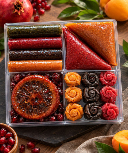 پک 4 خونه لواشک ترشک 12 +سس مخصوص لواشکی